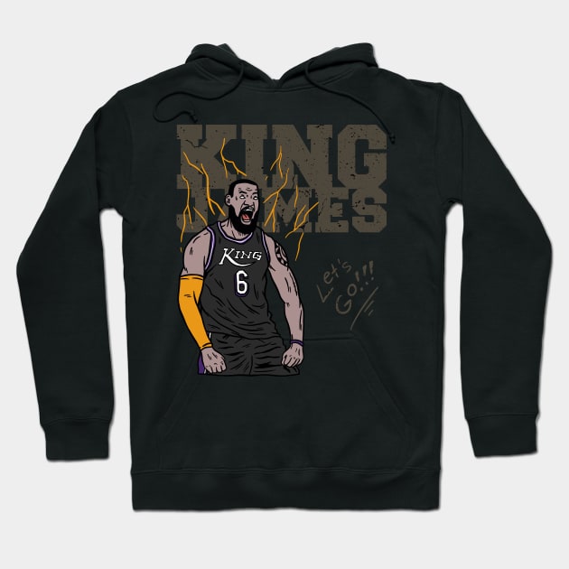 KING JAMES 6 Hoodie by Tee Trends